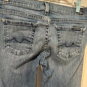 7FOR ALL MANKIND WOMEN JEANS BOOT CUT SZ W 25 STRETCH